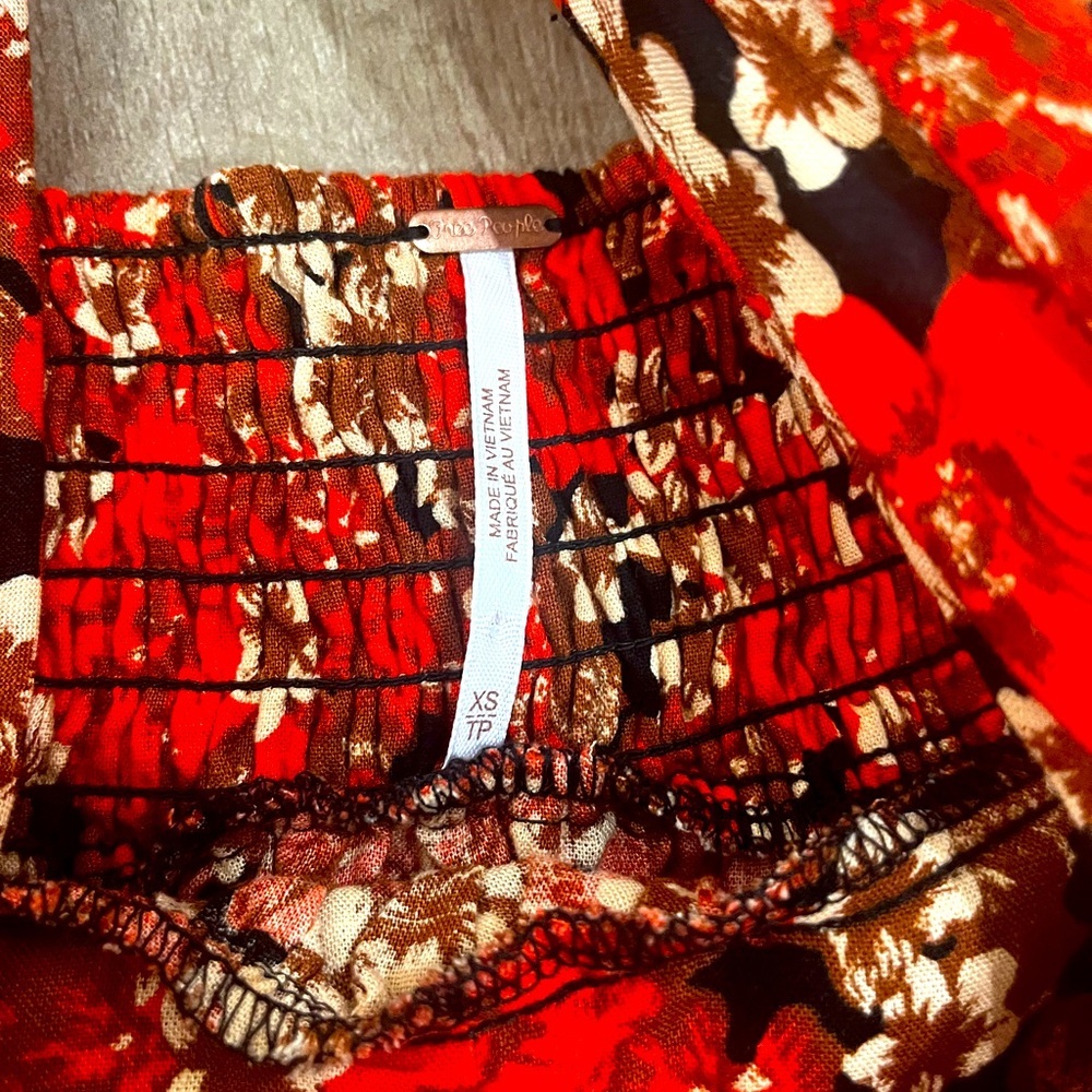 Free People Pattern Play Floral Mini Dress - Picture 8 of 10